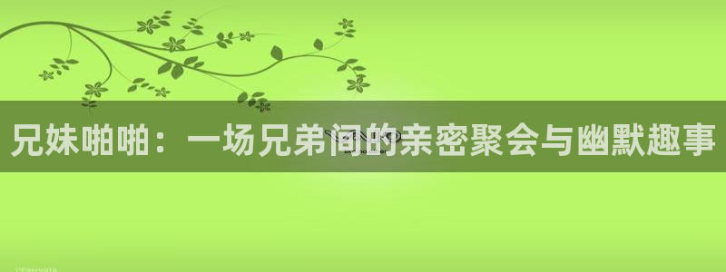 包子漫画我就想蹭你的气运：兄妹啪啪：一场兄弟间的亲密聚会与幽默趣事